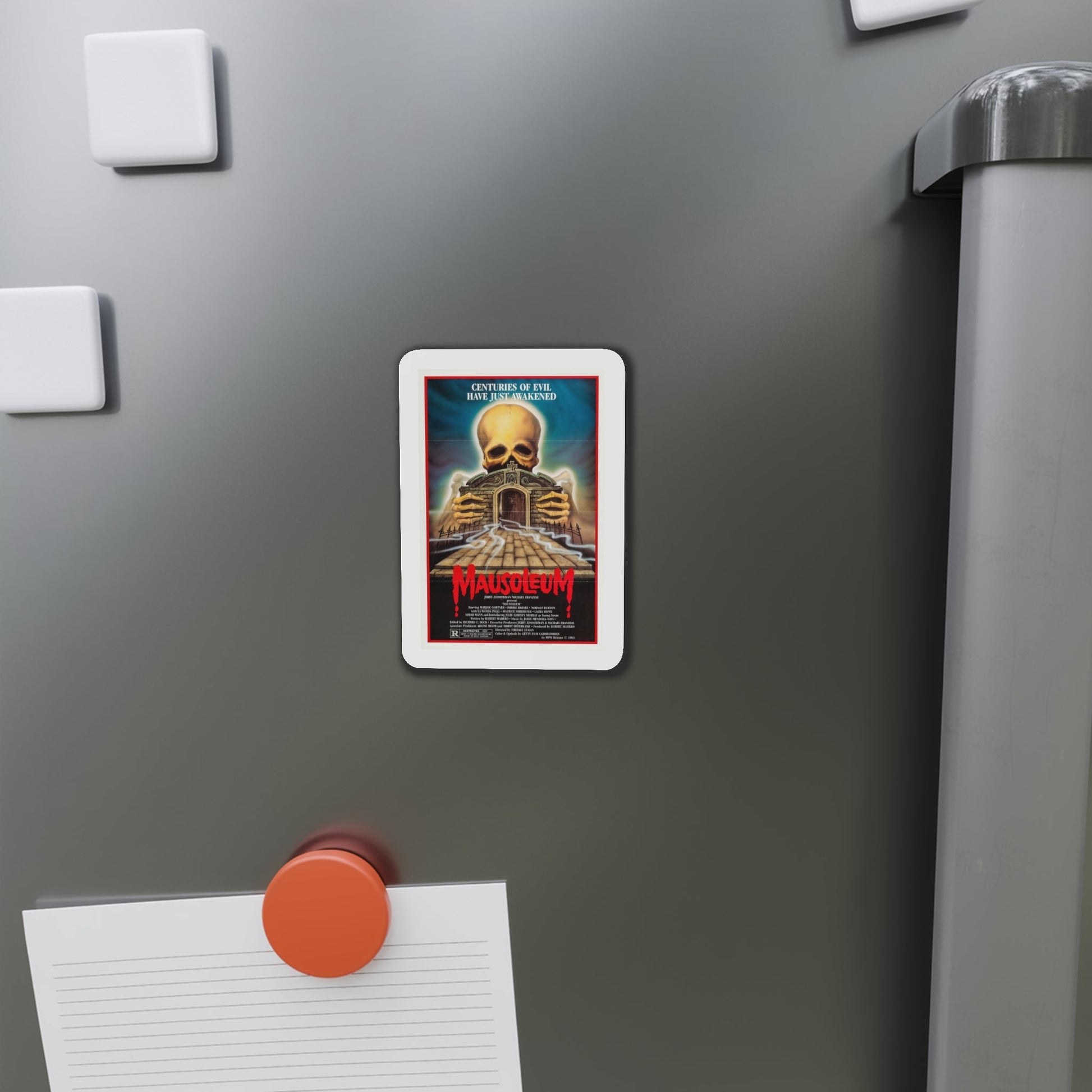 Mausoleum 1983 Movie Poster Die-Cut Magnet-The Sticker Space