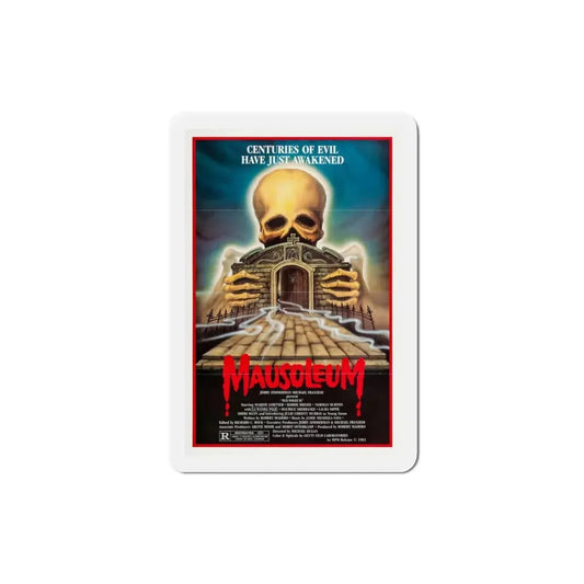 Mausoleum 1983 Movie Poster Refrigerator Magnet 3 Inch - The Sticker Space