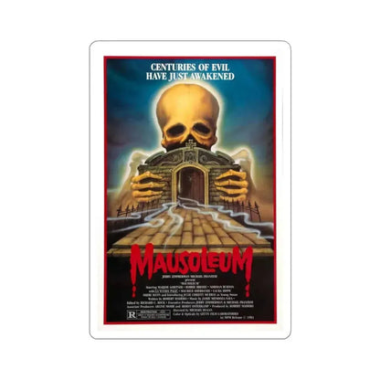 MAUSOLEUM 1983 Movie Poster - STICKER Vinyl Kiss-Cut Decal 4 Inch White - The Sticker Space