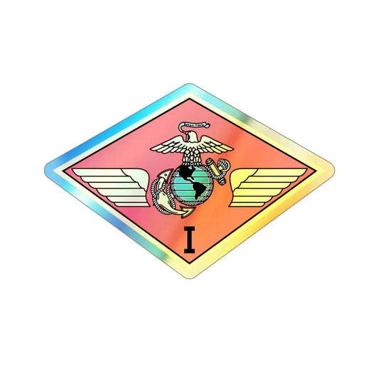MAW 1 (USMC) Holographic STICKER Die-Cut Vinyl Decal 6 Inch Holographic - The Sticker Space