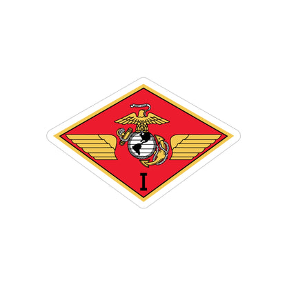 MAW 1 (USMC) REVERSE PRINT Transparent STICKER-5" × 5"-The Sticker Space