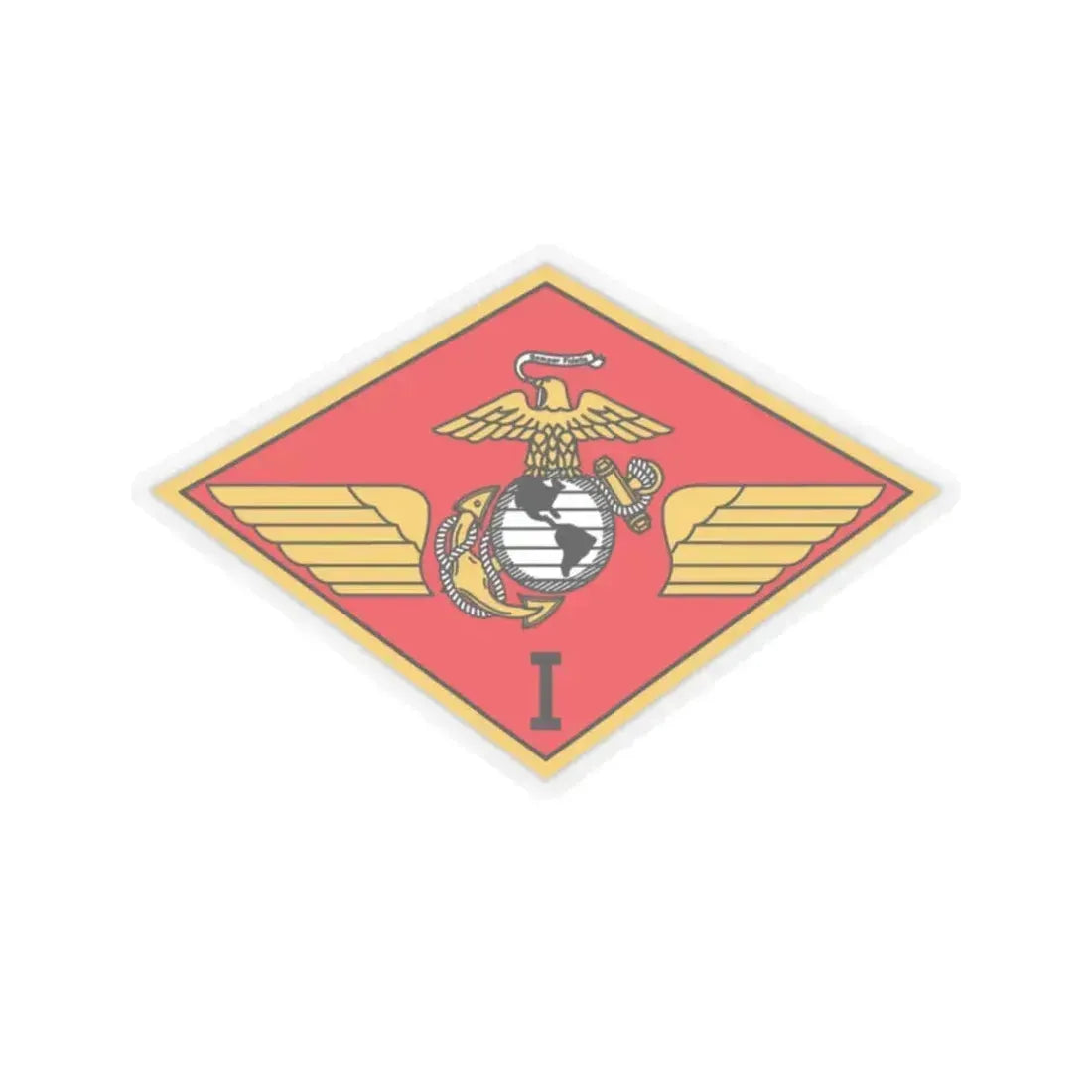MAW 1 (USMC) STICKER Vinyl Kiss-Cut Decal 2 Inch Transparent - The Sticker Space