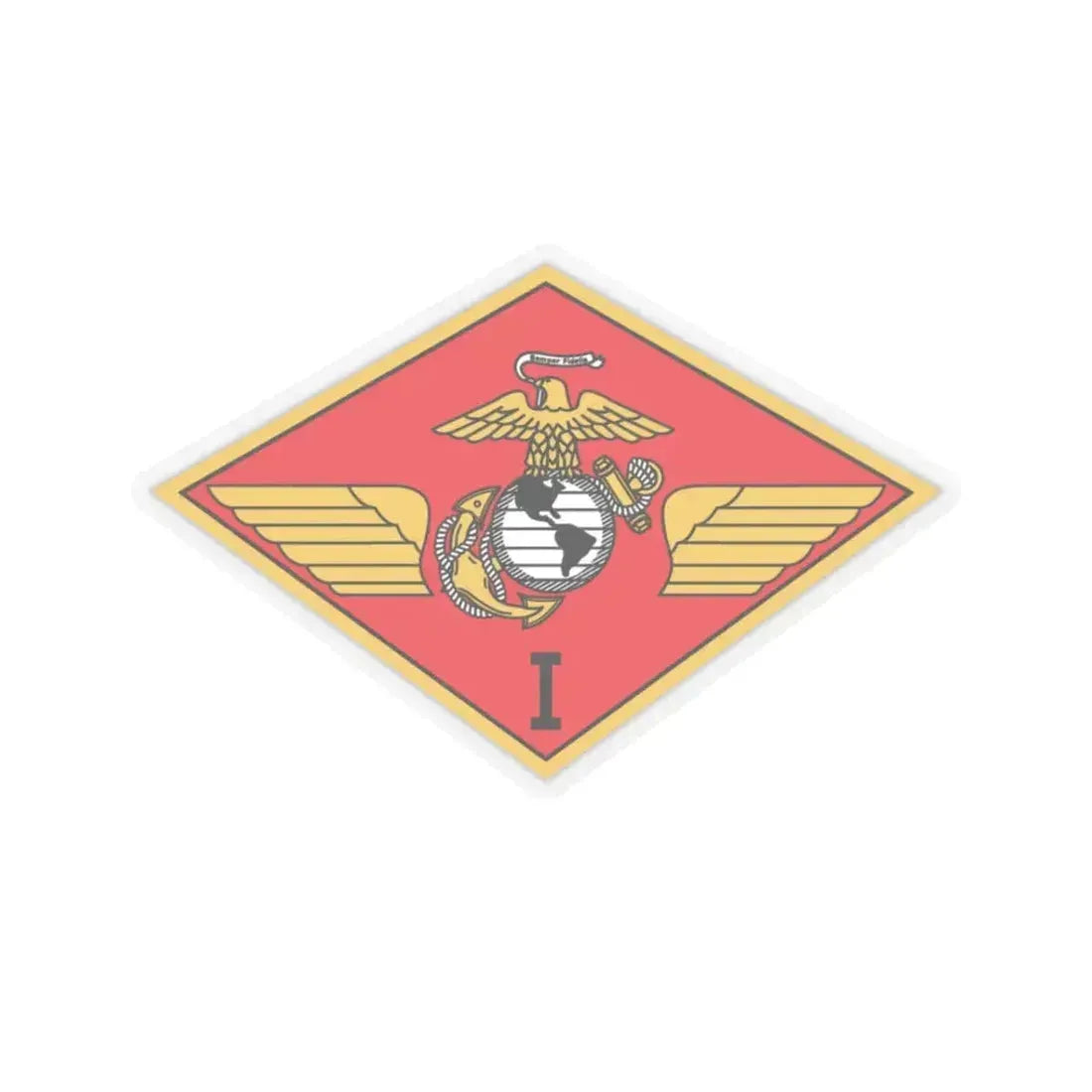 MAW 1 (USMC) STICKER Vinyl Kiss-Cut Decal 3 Inch Transparent - The Sticker Space