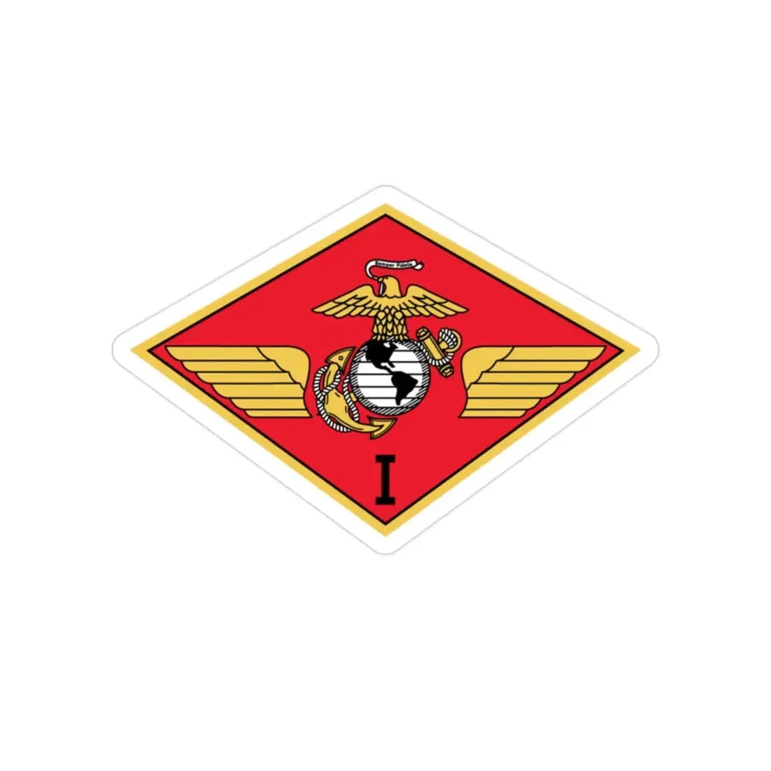 MAW 1 (USMC) Transparent STICKER Die-Cut Vinyl Decal - The Sticker Space