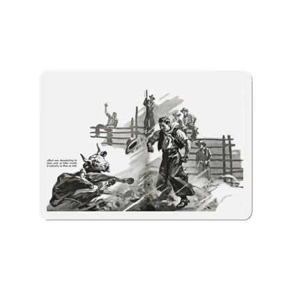 Max Baer and the Lust To Kill, Liberty, May 7, 1938 (Magazine Illustration) Refrigerator Magnet 2 Inch - The Sticker Space