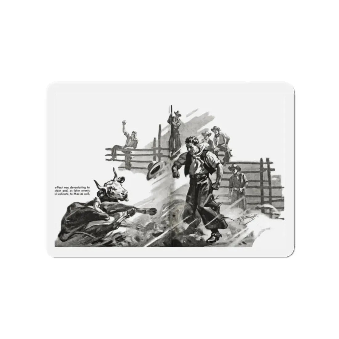 Max Baer and the Lust To Kill, Liberty, May 7, 1938 (Magazine Illustration) Refrigerator Magnet - The Sticker Space