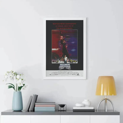 MAXIMUM OVERDRIVE 1986 - Framed Movie Poster - The Sticker Space