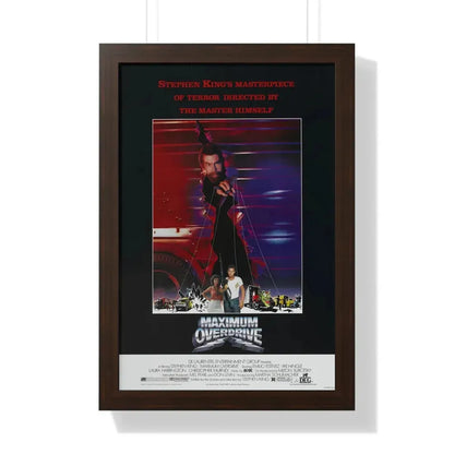 MAXIMUM OVERDRIVE 1986 - Framed Movie Poster - The Sticker Space