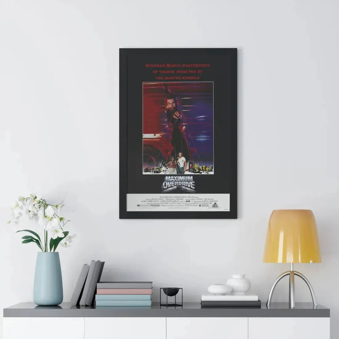 MAXIMUM OVERDRIVE 1986 - Framed Movie Poster - The Sticker Space