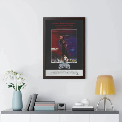 MAXIMUM OVERDRIVE 1986 - Framed Movie Poster - The Sticker Space