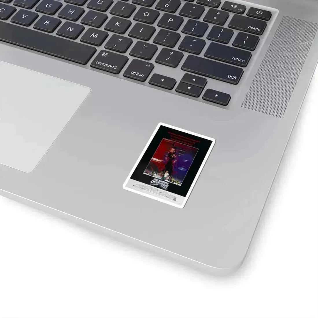 MAXIMUM OVERDRIVE 1986 Movie Poster - STICKER Vinyl Kiss-Cut Decal - The Sticker Space