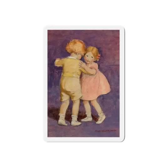 May I Have the Pleasure, Good Housekeeping cover, November 1926 (Magazine Illustration) Refrigerator Magnet 6 Inch Die-Cut - The Sticker Space