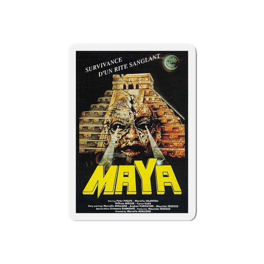 MAYA 1989 Movie Poster - Refrigerator Magnet-6 Inch-Die-Cut-1 pc-The Sticker Space