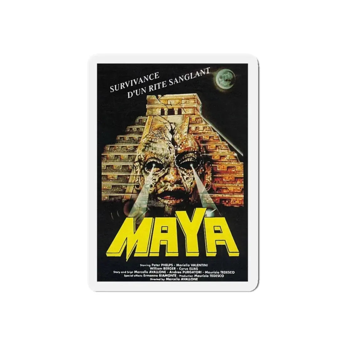 MAYA 1989 Movie Poster - Refrigerator Magnet - The Sticker Space