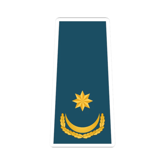 Mayor AzDSX (Azerbaijan) (Military Rank) STICKER Vinyl Kiss-Cut Decal 2 Inch White - The Sticker Space