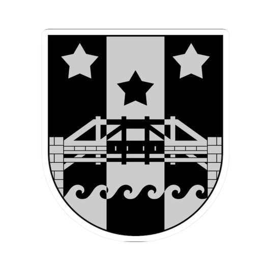 Mazsalaca COA (Latvia) (Coat of Arms) STICKER Vinyl Kiss-Cut Decal 2 Inch White - The Sticker Space