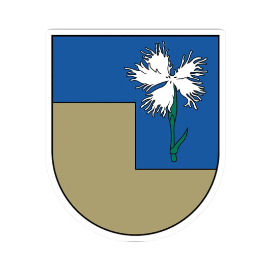 Mazsalacas novads COA (Latvia) (Coat of Arms) STICKER Vinyl Kiss-Cut Decal 2 Inch White - The Sticker Space