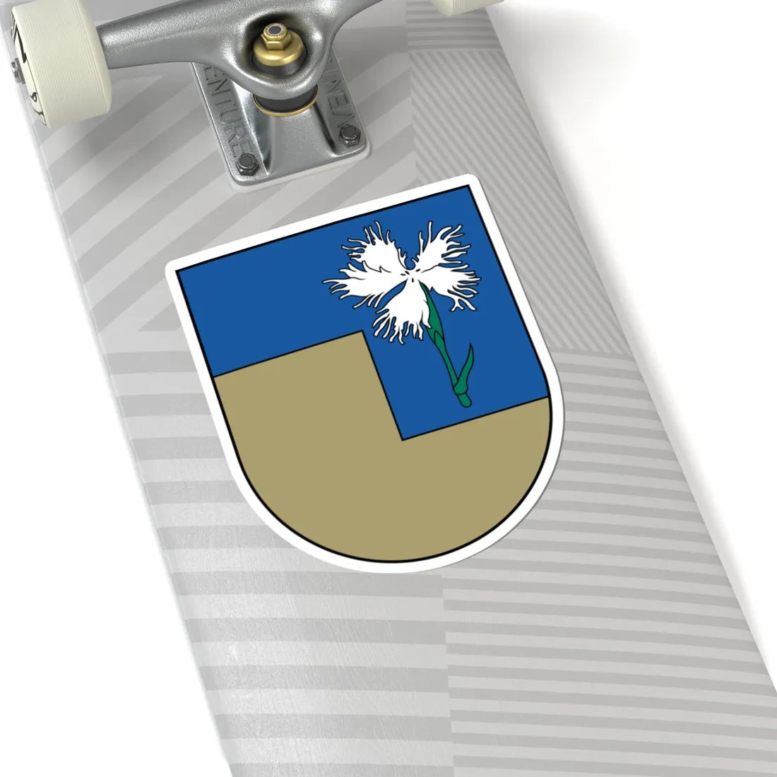 Mazsalacas novads COA (Latvia) (Coat of Arms) STICKER Vinyl Kiss-Cut Decal - The Sticker Space