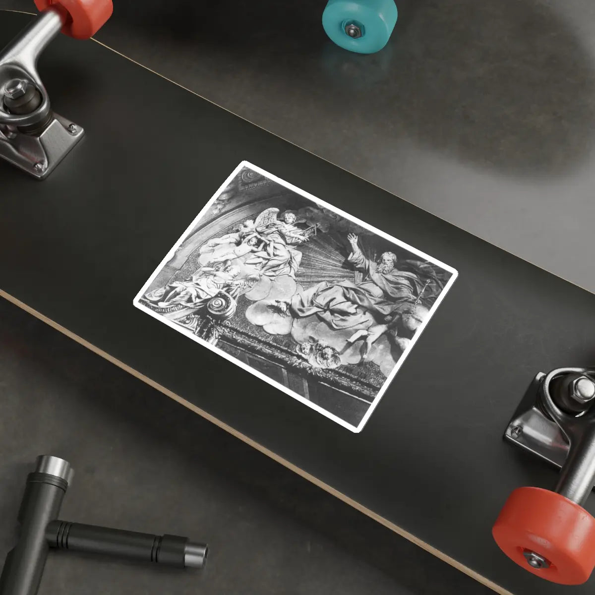 SKU:25152778589482879208 Sticker types:White Shape:Die-Cut Sizes:6" × 6"