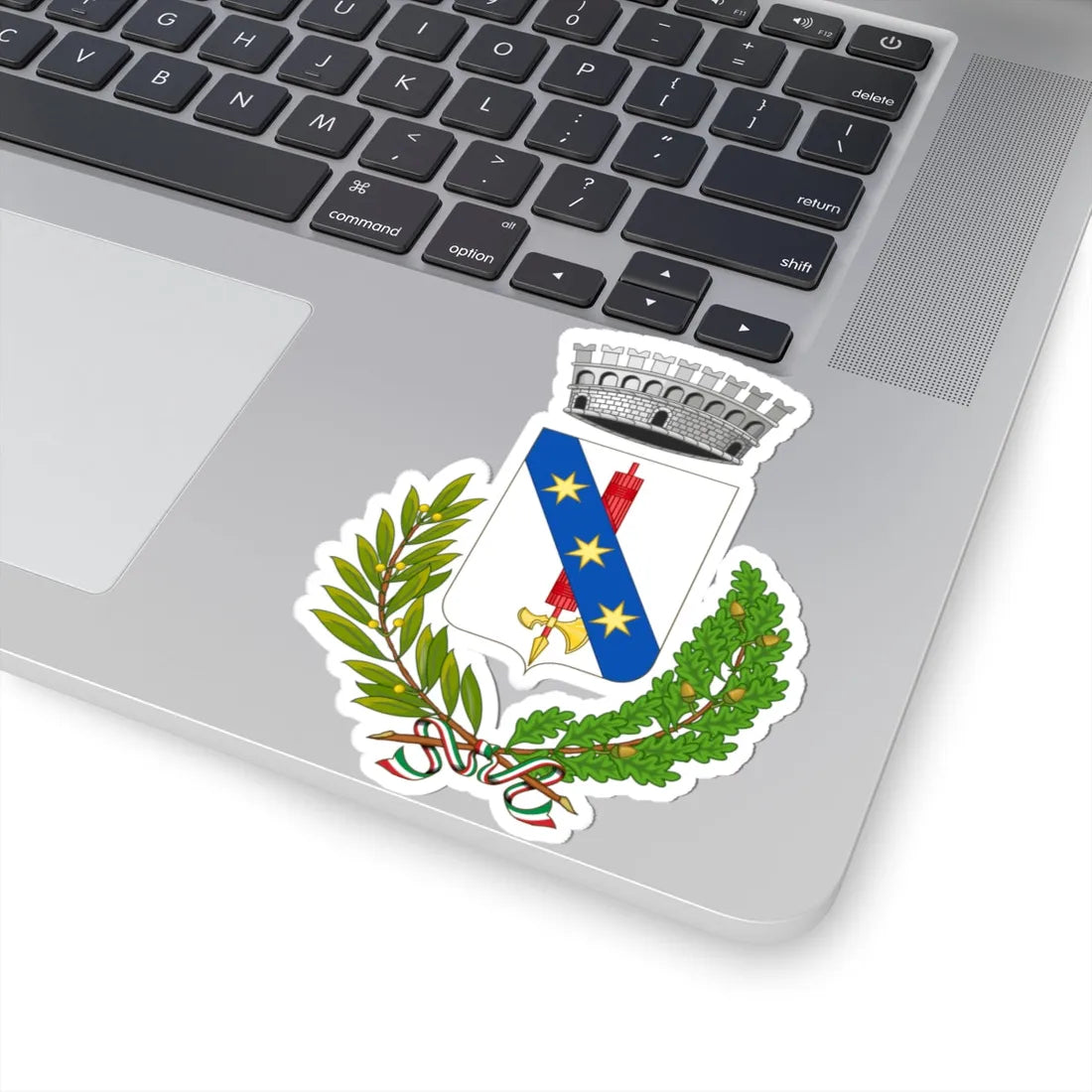 Mazzarino-Stemma (Italy) (Coat of Arms) STICKER Vinyl Kiss-Cut Decal - The Sticker Space