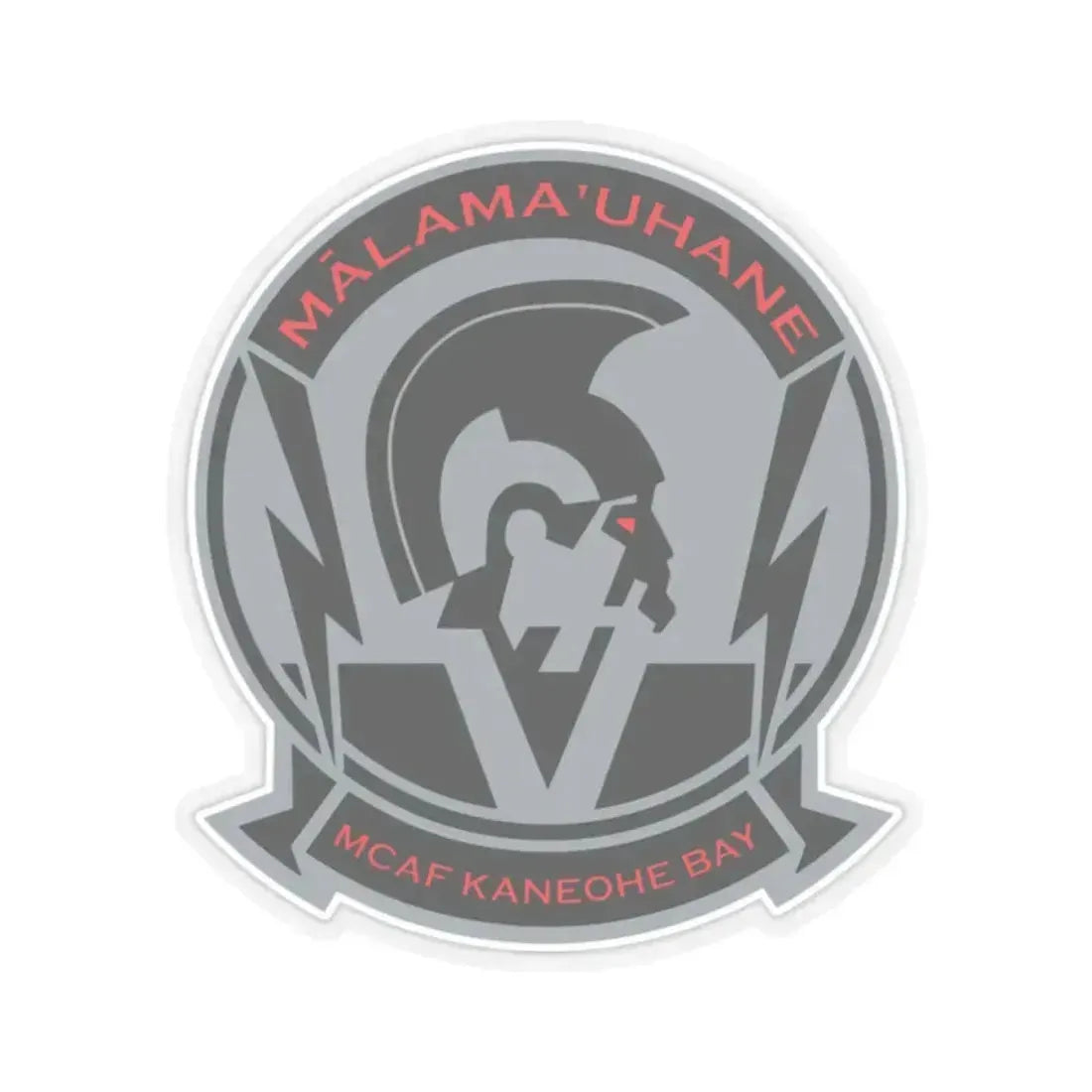 MCAF Kaneohe Bay (USMC) STICKER Vinyl Kiss-Cut Decal 2 Inch Transparent - The Sticker Space