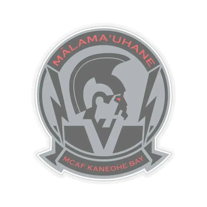 MCAF Kaneohe Bay (USMC) STICKER Vinyl Kiss-Cut Decal 6 Inch Transparent - The Sticker Space
