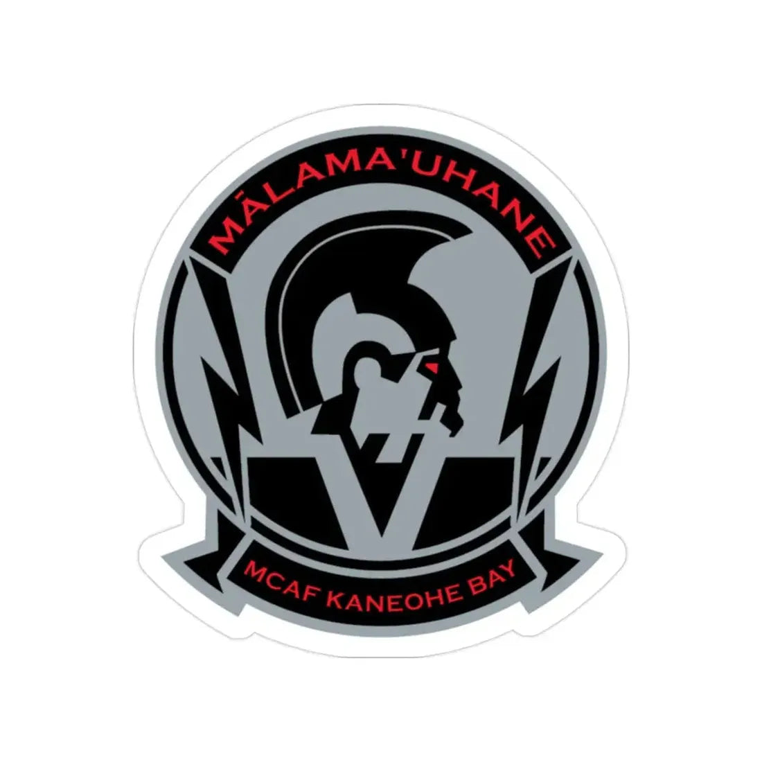 MCAF Kaneohe Bay (USMC) Transparent STICKER Die-Cut Vinyl Decal 2 Inch - The Sticker Space