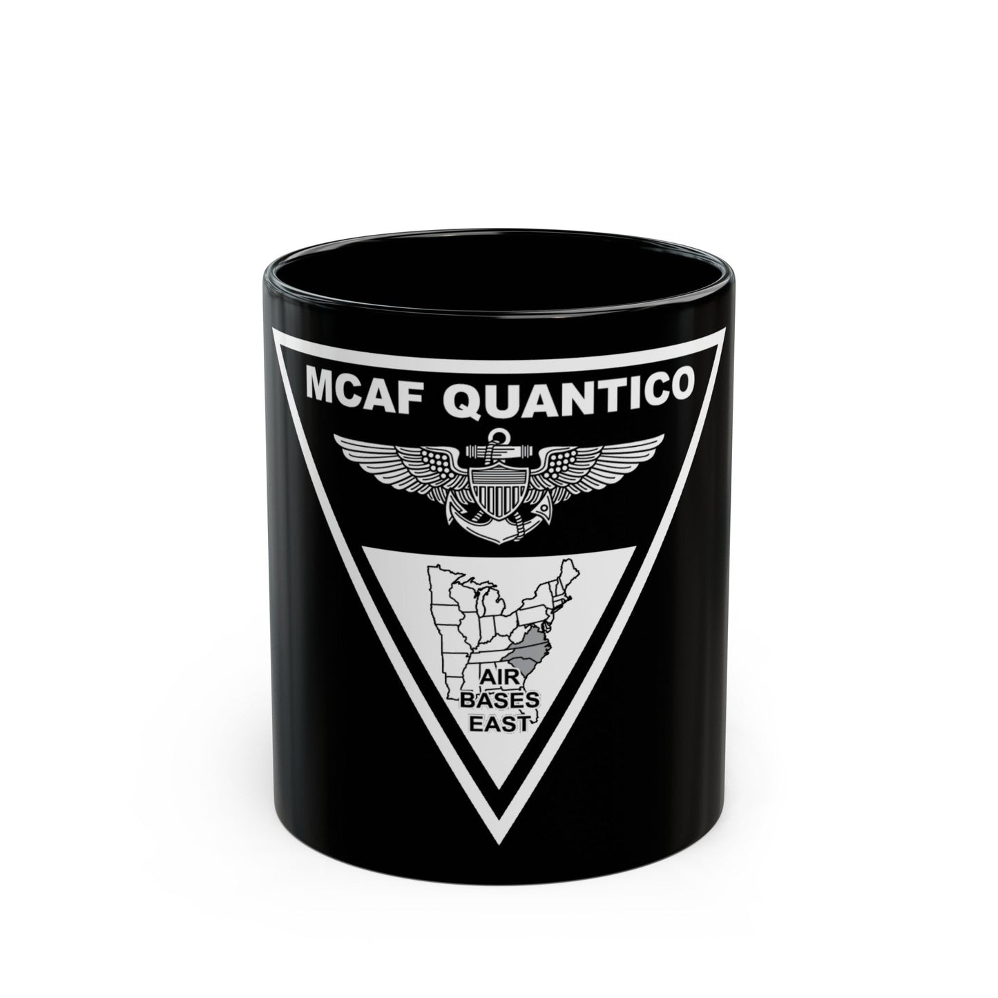 MCAF Quantico USMC 229th Birthday Ball (USMC) Black Coffee Mug-11oz-The Sticker Space