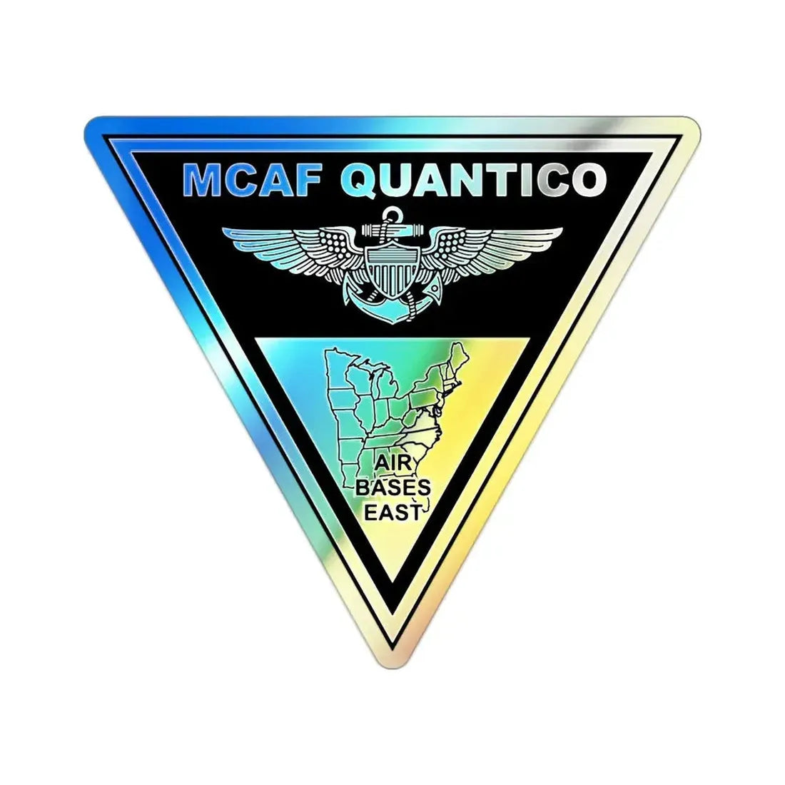 MCAF Quantico USMC 229th Birthday Ball (USMC) Holographic STICKER Die-Cut Vinyl Decal 2 Inch Holographic - The Sticker Space
