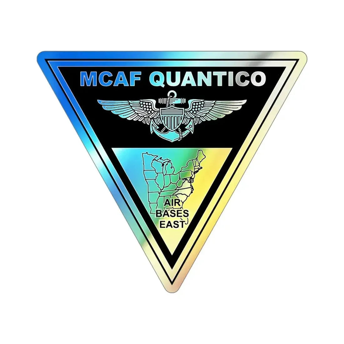 MCAF Quantico USMC 229th Birthday Ball (USMC) Holographic STICKER Die-Cut Vinyl Decal 4 Inch Holographic - The Sticker Space