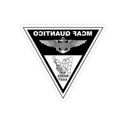 MCAF Quantico USMC 229th Birthday Ball (USMC) REVERSE PRINT Transparent Die-Cut STICKER 2 Inch Die-Cut Transparent - The Sticker Space