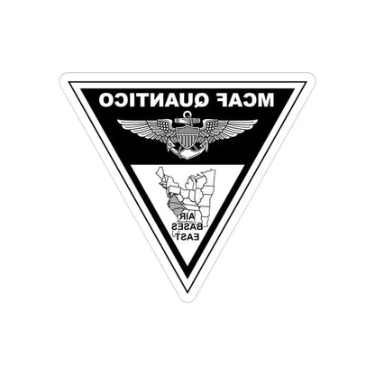 MCAF Quantico USMC 229th Birthday Ball (USMC) REVERSE PRINT Transparent Die-Cut STICKER 3 Inch Die-Cut Transparent - The Sticker Space