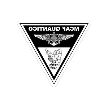 MCAF Quantico USMC 229th Birthday Ball (USMC) REVERSE PRINT Transparent Die-Cut STICKER 6 Inch Die-Cut Transparent - The Sticker Space