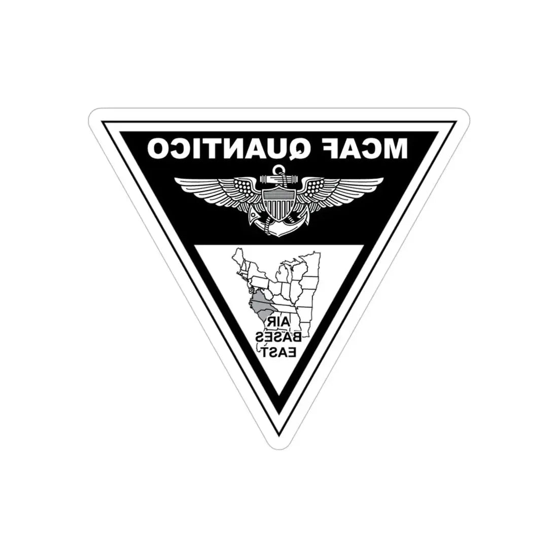 MCAF Quantico USMC 229th Birthday Ball (USMC) REVERSE PRINT Transparent Die-Cut STICKER - The Sticker Space