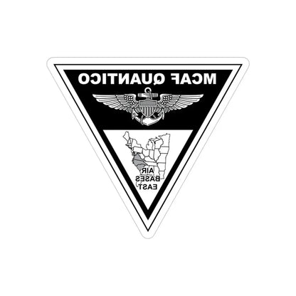 MCAF Quantico USMC 229th Birthday Ball (USMC) REVERSE PRINT Transparent Die-Cut STICKER - The Sticker Space