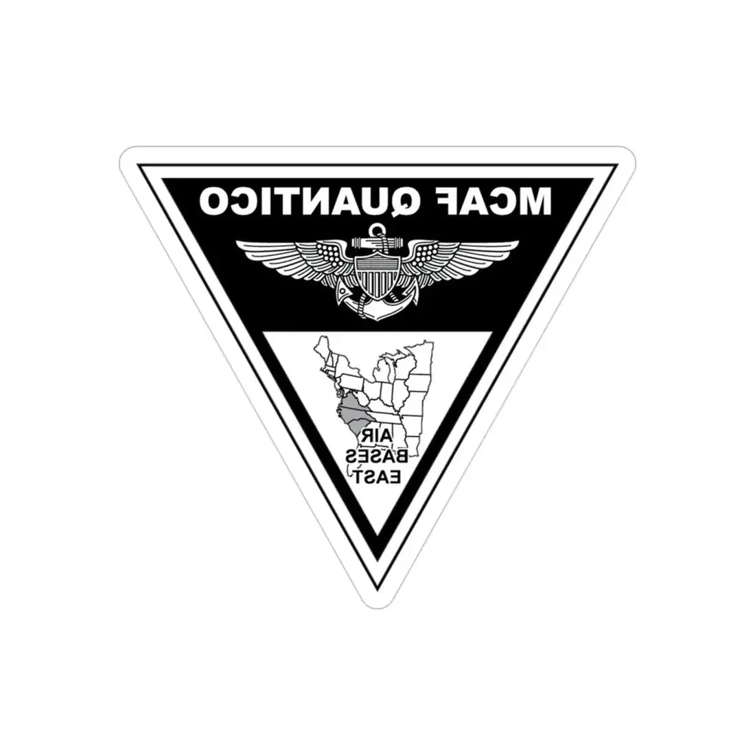 MCAF Quantico USMC 229th Birthday Ball (USMC) REVERSE PRINT Transparent Die-Cut STICKER - The Sticker Space