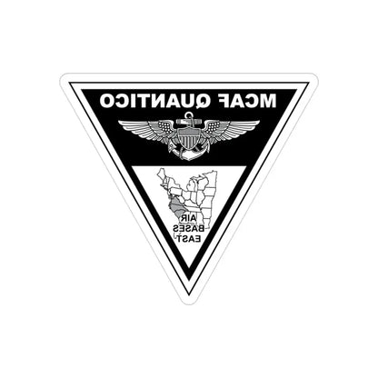 MCAF Quantico USMC 229th Birthday Ball (USMC) REVERSE PRINT Transparent Die-Cut STICKER - The Sticker Space