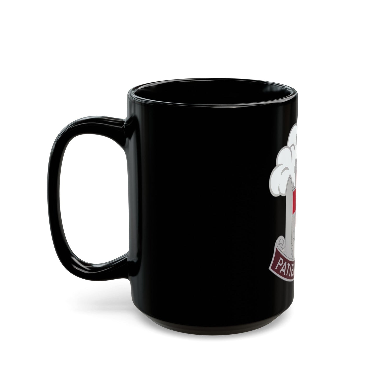 McAfee Hospital (U.S. Army) Black Coffee Mug-The Sticker Space