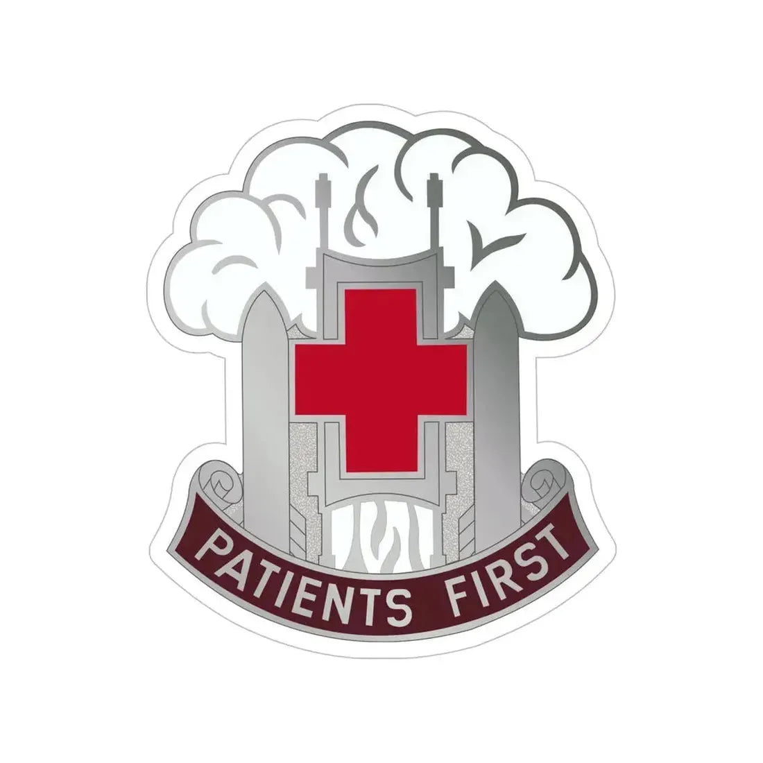 McAfee Hospital (U.S. Army) Transparent STICKER Die-Cut Vinyl Decal 6 Inch - The Sticker Space