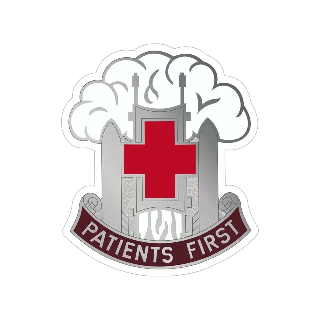 McAfee Hospital (U.S. Army) Transparent STICKER Die-Cut Vinyl Decal - The Sticker Space
