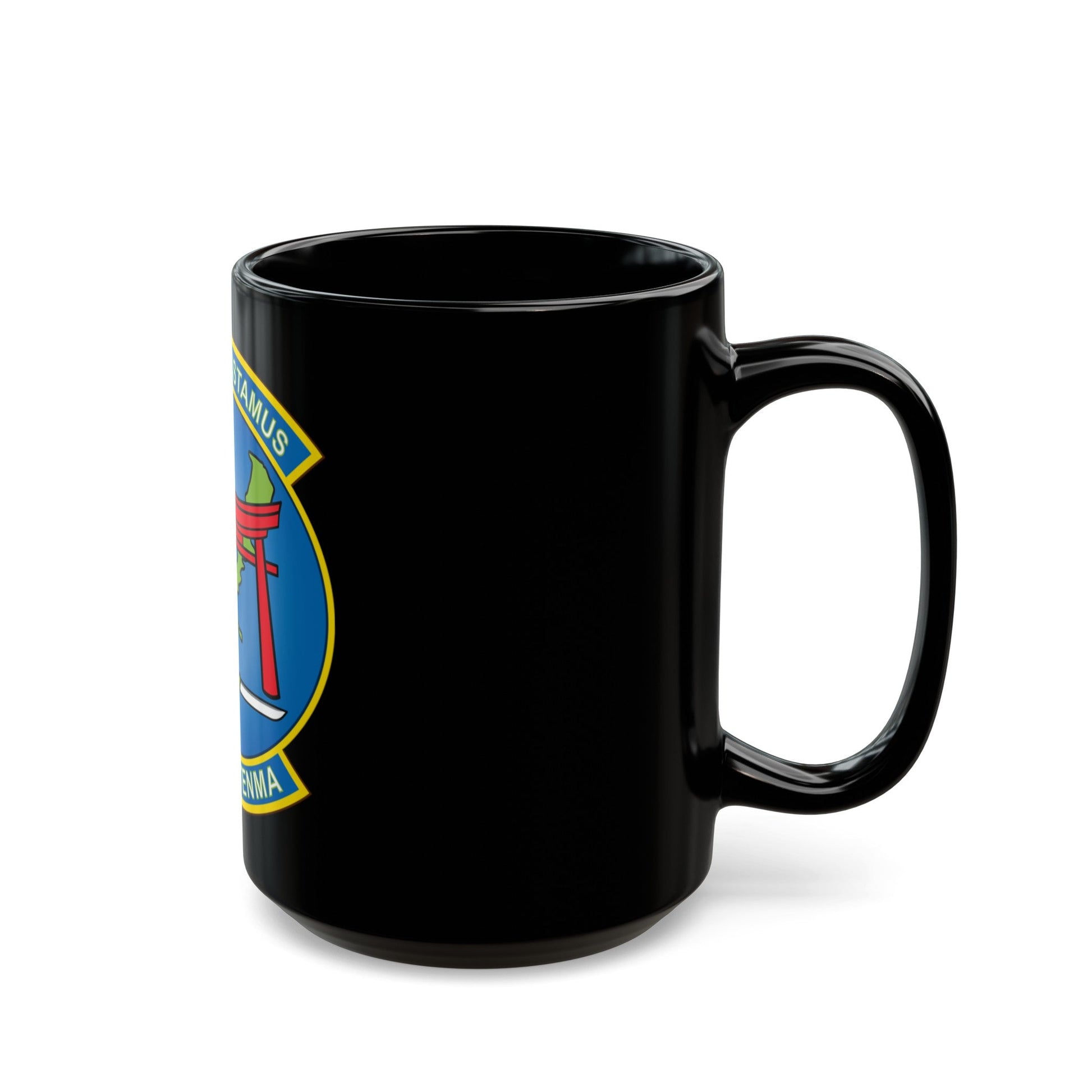 MCAS Futenma H&HS Futenma (USMC) Black Coffee Mug-The Sticker Space