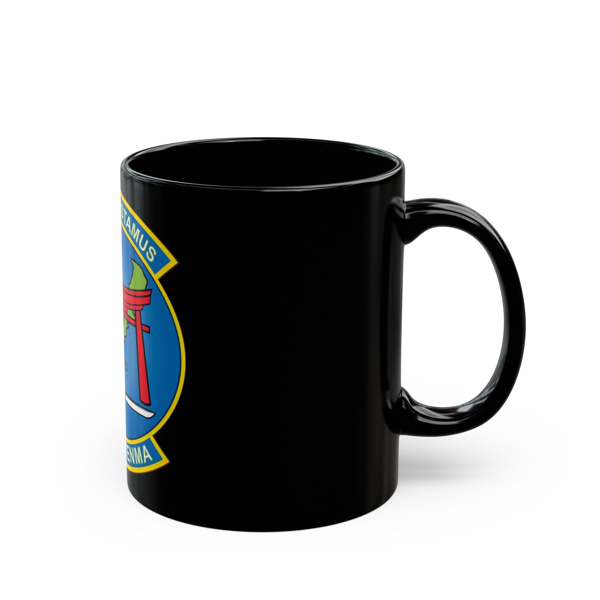 MCAS Futenma H&HS Futenma (USMC) Black Coffee Mug-The Sticker Space