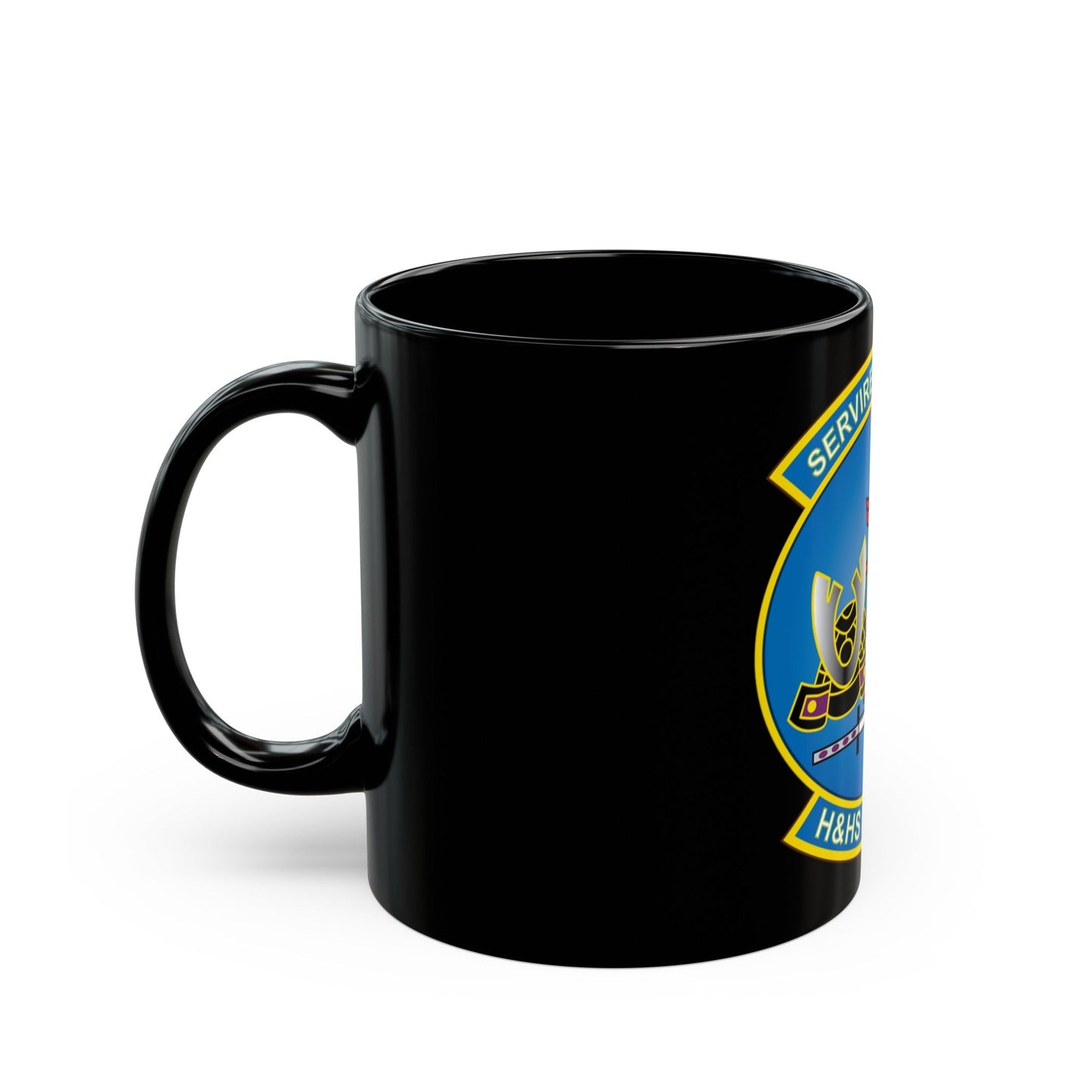 MCAS Futenma H&HS Futenma (USMC) Black Coffee Mug-The Sticker Space