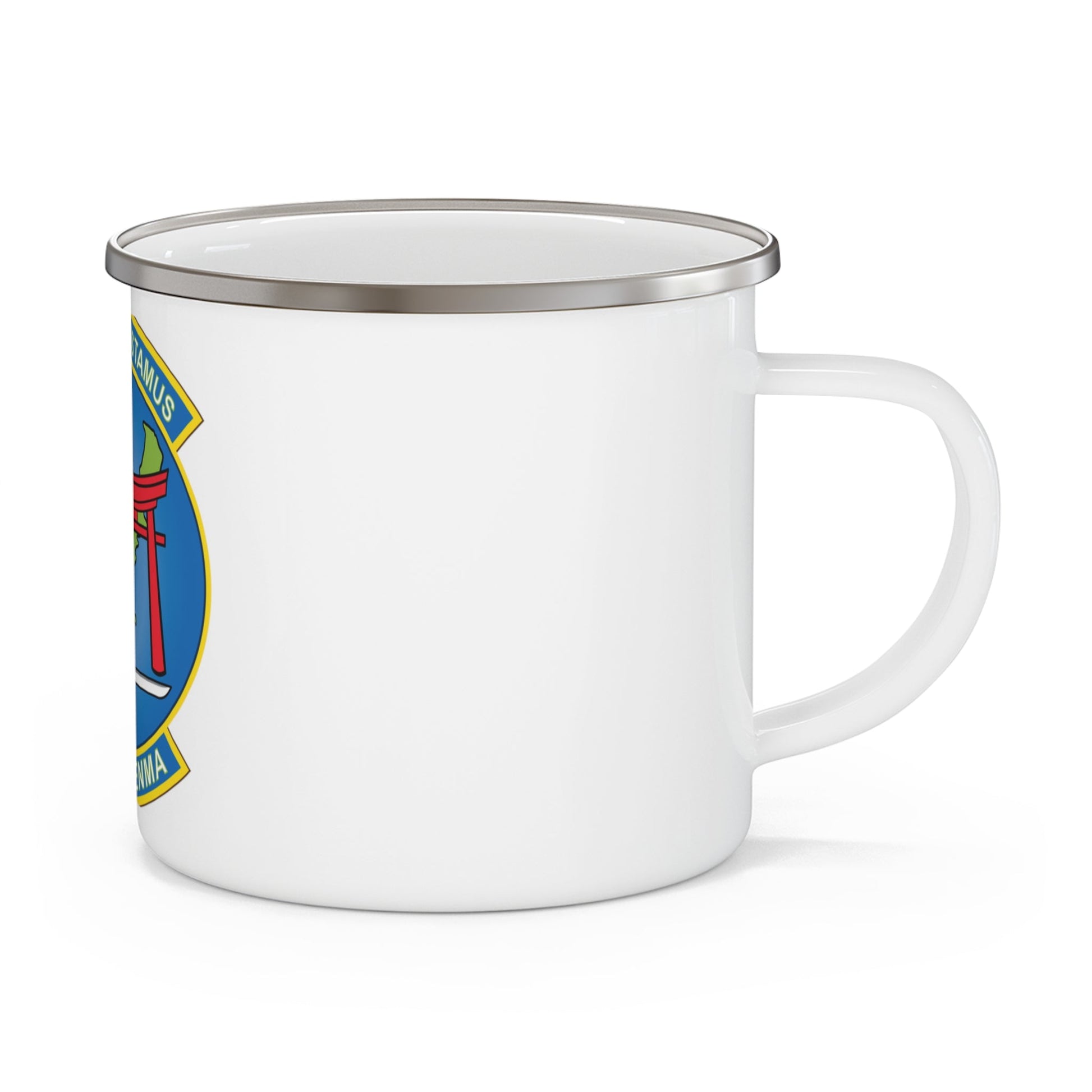 MCAS Futenma H&HS Futenma (USMC) Enamel Mug-12oz-The Sticker Space