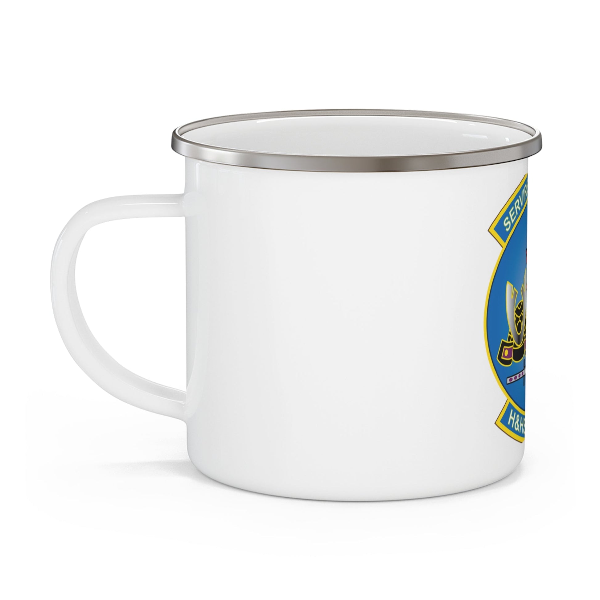 MCAS Futenma H&HS Futenma (USMC) Enamel Mug-12oz-The Sticker Space