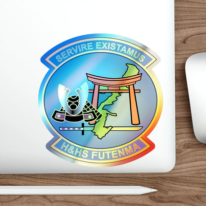 MCAS Futenma H&HS Futenma (USMC) Holographic STICKER Die-Cut Vinyl Decal-The Sticker Space