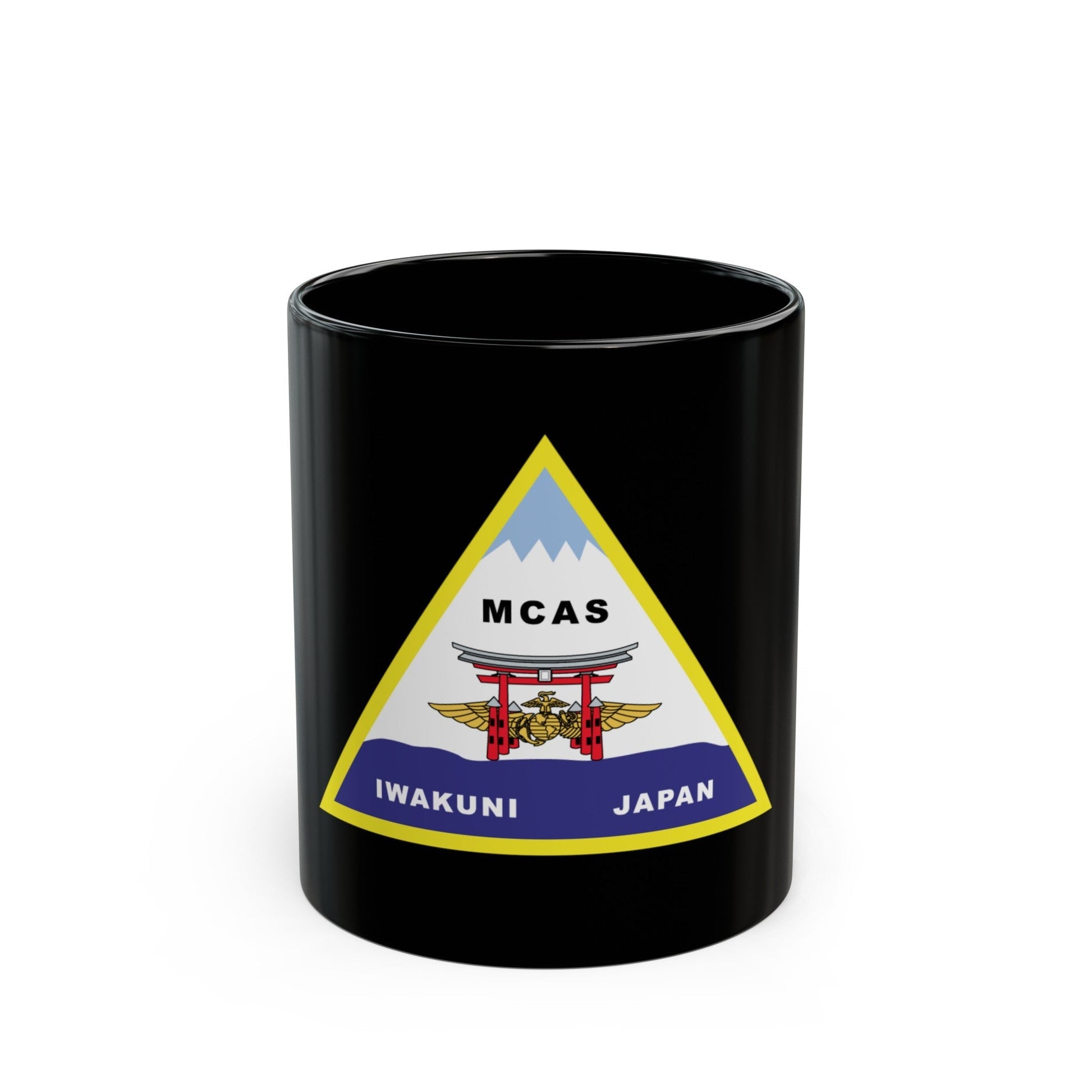 MCAS Iwakuni (USMC) Black Coffee Mug-11oz-The Sticker Space