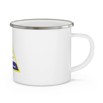 MCAS Iwakuni (USMC) Enamel Mug-12oz-The Sticker Space