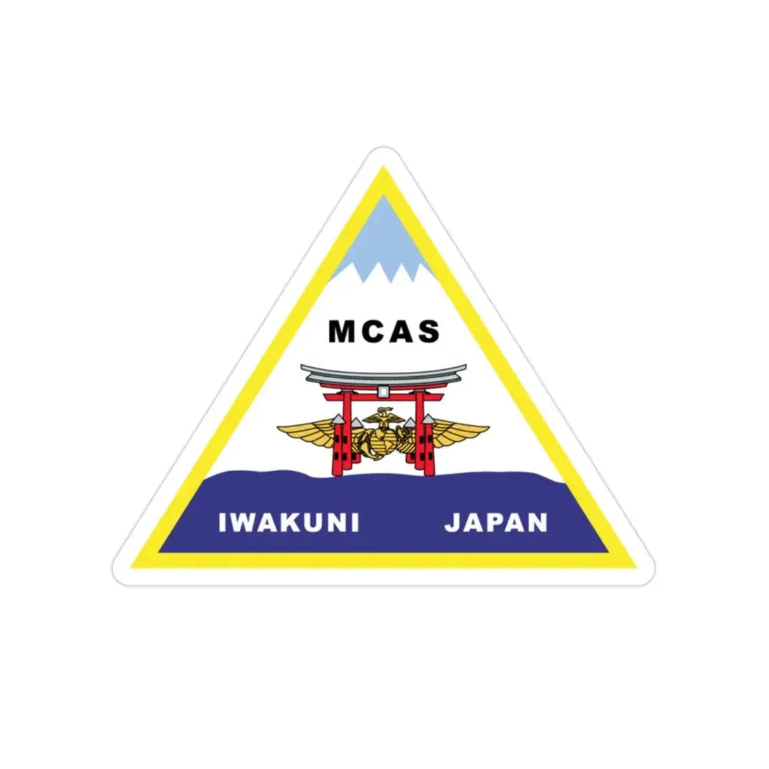 MCAS Iwakuni (USMC) Transparent STICKER Die-Cut Vinyl Decal 2 Inch - The Sticker Space