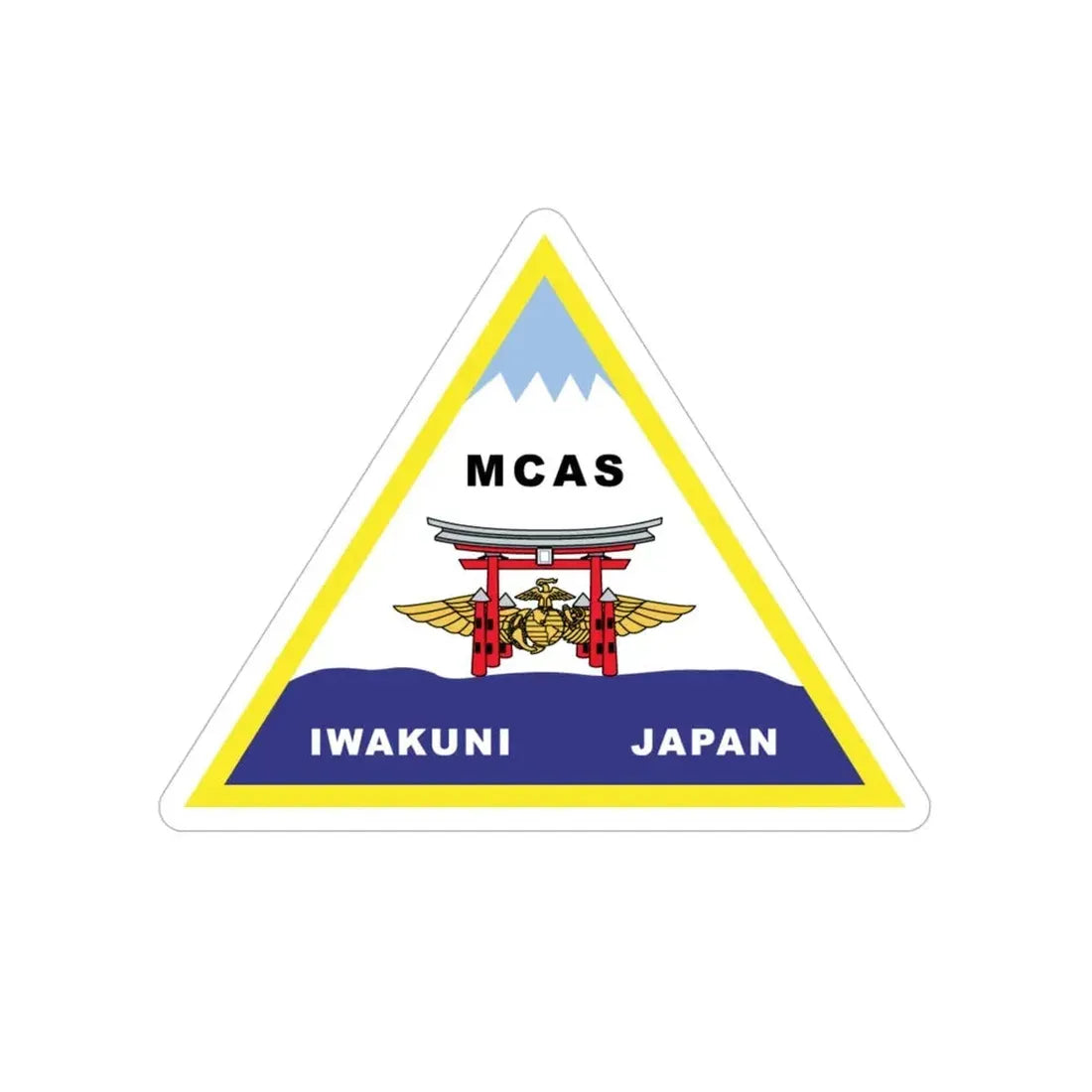 MCAS Iwakuni (USMC) Transparent STICKER Die-Cut Vinyl Decal 6 Inch - The Sticker Space